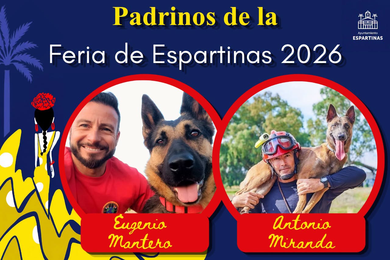 ANTONIO MIRANDA Y EUGENIO MANTERO, PADRINOS DE LA FERIA DE ESPARTINAS 2026